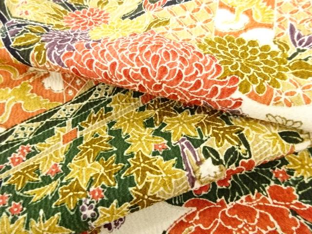 御所解模様小紋着物 リサイクル 中古 Rvcconst Com