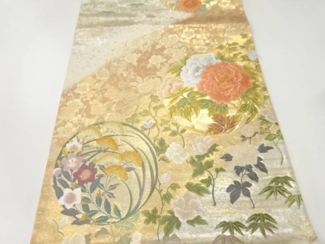 花丸文様織出し袋帯 リサイクル 中古 Rvcconst Com