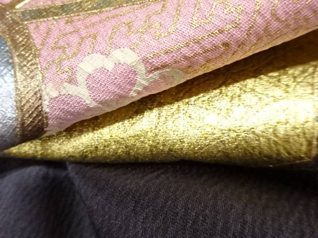 箔置き捻り梅に群鶴 花 古典柄振袖 アンティーク 中古 Magazinpegas Cz