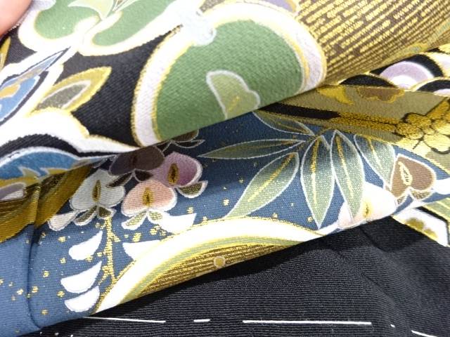 未使用品 金彩華紋に花古典柄留袖 比翼付き リサイクル 中古 Painfreepainrelief Com