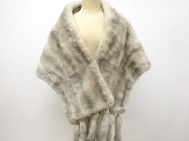 中古 リサイクル 和服 合計3980円以上の購入で送料無料 その他 ミンクショール 和装小物 Kimono Shinei ２号店