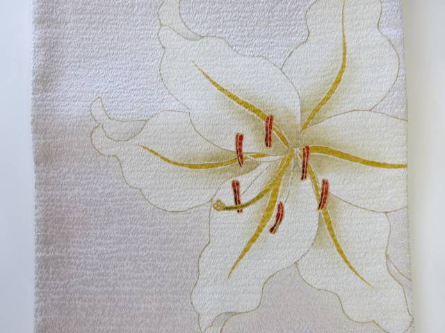 金彩百合模様袋帯 リサイクル 中古 着 Deerfieldtwpportage Com