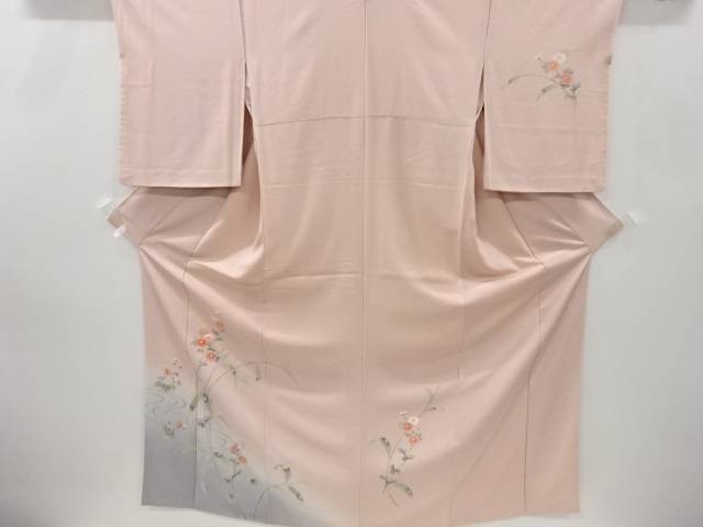 手描き友禅流水に菊模様訪問着