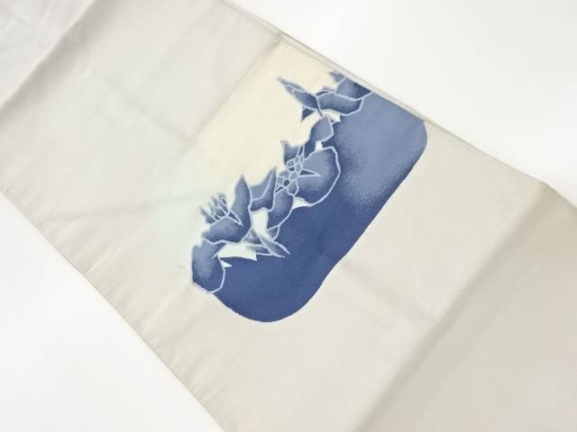 綴れ菖蒲模様織出し名古屋帯【リサイクル】【中古】【着】(prc)