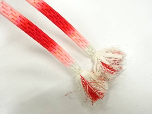 正絹 手組み帯締め【リサイクル】【中古】【着】