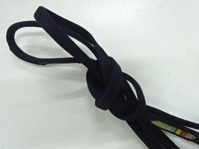 正絹 手組み帯締め【リサイクル】【中古】【着】