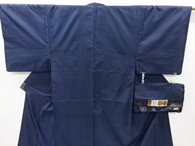 本場泥大島紬100亀甲男物着物アンサンブル【リサイクル】【中古】【着】