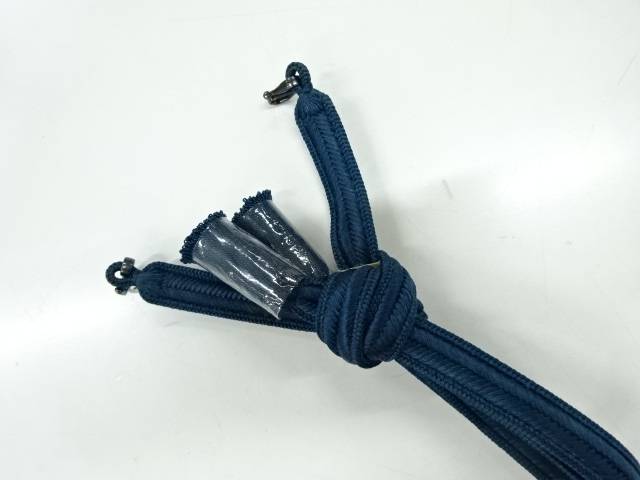 未使用品 正絹 男物羽織紐【リサイクル】【着】