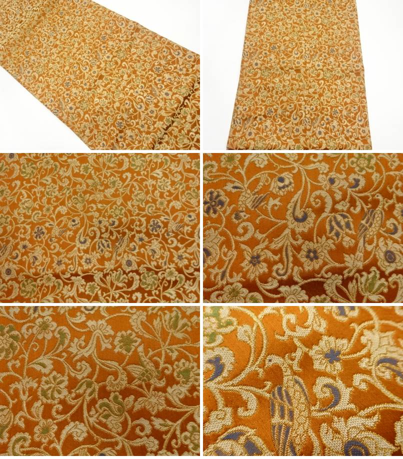 10500円日本の人気店 クリアランス販促品 花と鳥模様 帯 ミッコ様専用 10500円日本の人気店 クリアランス販促品 花と鳥模様 帯 ミッコ様専用
