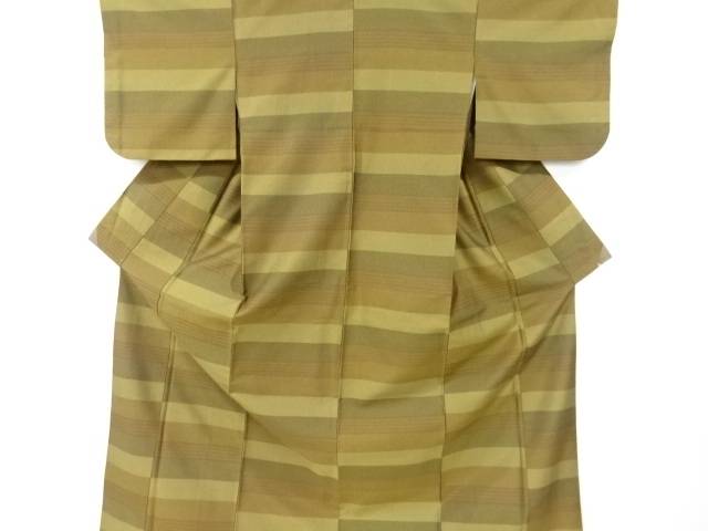 横段織り出しお召着物【リサイクル】【中古】【着】|Kimono-Shinei 2号店