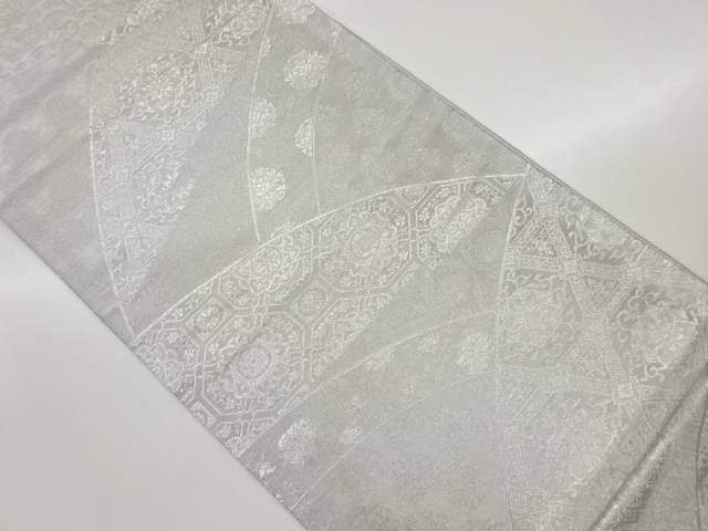 波に華文・名物裂模様織出し袋帯【中古】【着】
