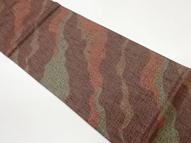 すくい織道長取り模様織出し袋帯【中古】【着】｜Kimono-Shinei　２号店