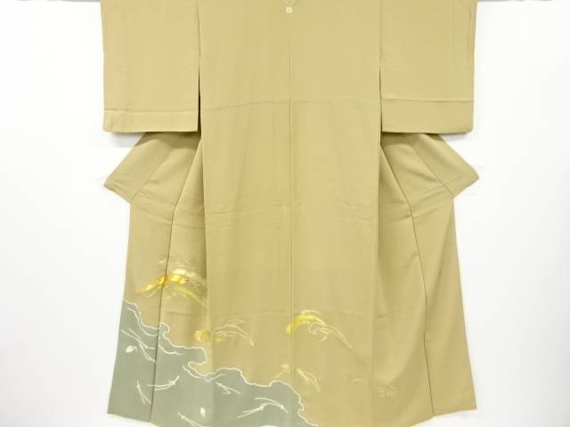 作家物　松・松ぼっくり模様刺繍一つ紋色留袖【中古】【着】｜Kimono-Shinei　２号店