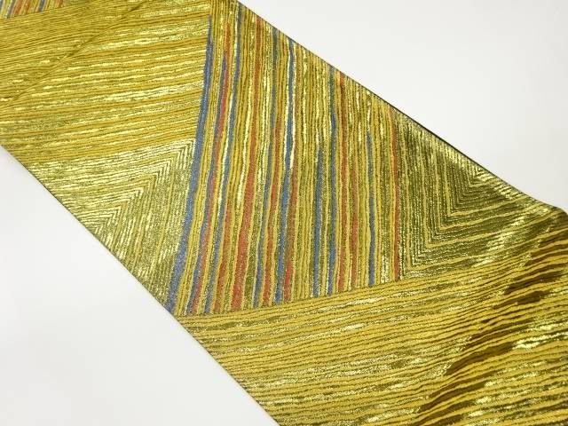斜線模様織出し全通袋帯【中古】【着】｜Kimono-Shinei　２号店 10,952円