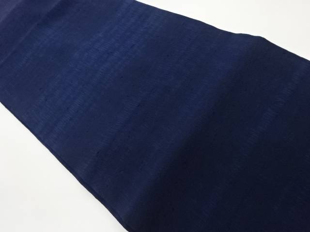 ひげ紬抽象横段模様名古屋帯【中古】【着】