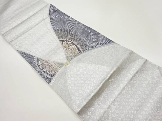 佐賀錦抽象蝶模様織出し袋帯【中古】【着】|Kimono-Shinei 2号店