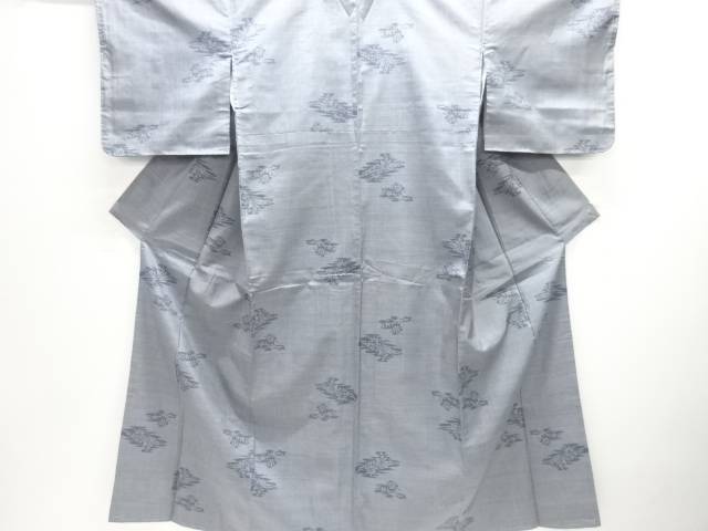 草花模様織り出し本場泥大島紬着物(5マルキ)【中古】【着】｜Kimono-Shinei　２号店