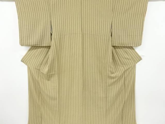 縞模様小紋着物【リサイクル】【中古】【着】