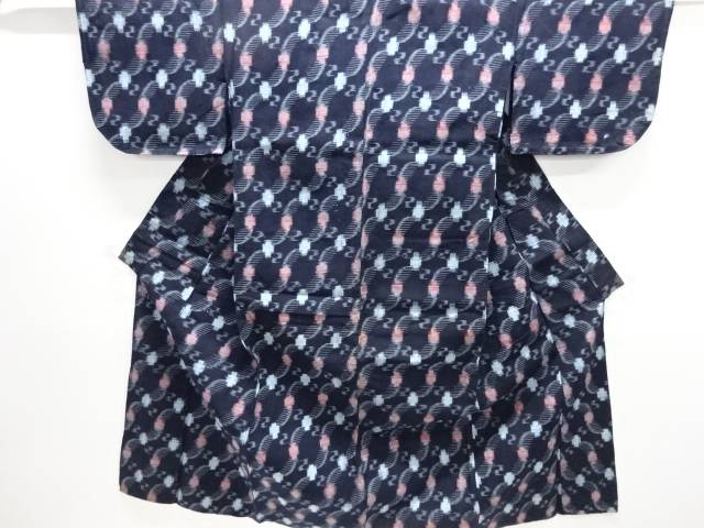 楽天市場】 木綿本場久留米絣 市松模様単衣着物【アンティーク