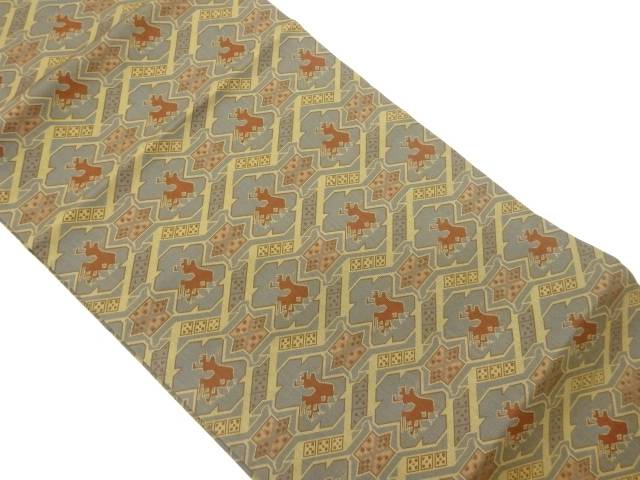 有栖川模様織出し名古屋帯【中古】【着】｜Kimono-Shinei　２号店
