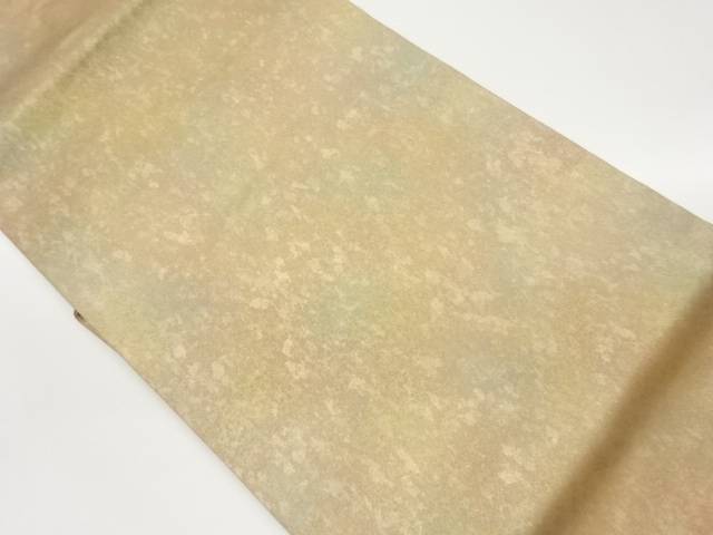 引箔抽象模様名古屋帯【中古】【着】