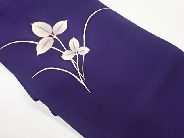 塩瀬金彩葉模様織出し名古屋帯【中古】【着】｜Kimono-Shinei　２号店