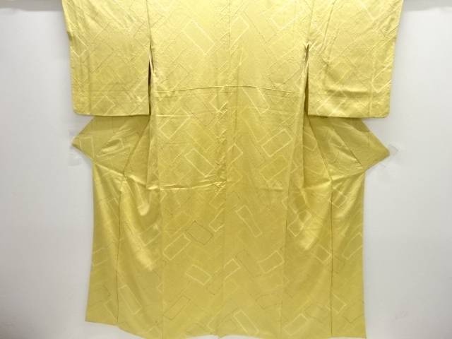 絞り桧垣模様小物着物【中古】【着】
