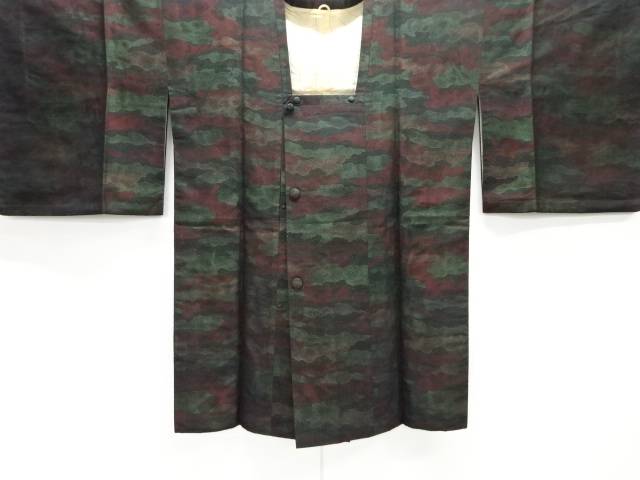 霞模様織り出し道行コート【中古】【着】【コート・道中着】