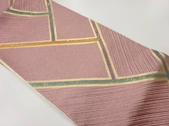 檜垣模様織出し袋帯【リサイクル】【中古】【着】【袋帯】