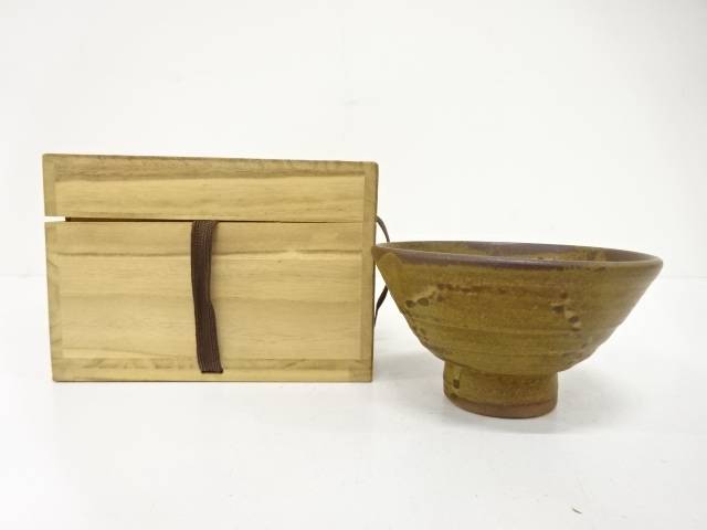 楽天市場】（八月＊特売品）四日市萬古八幡窯 堀野証嗣作 伊羅保茶碗