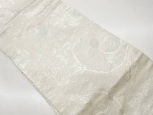 花唐草模様織出し名古屋帯【中古】【着】【名古屋帯】 9,576円