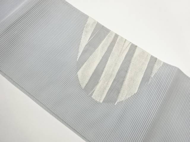 絽綴れ半円に横段模様織出し名古屋帯【中古】【着】【名古屋帯】｜Kimono-Shinei　２号店