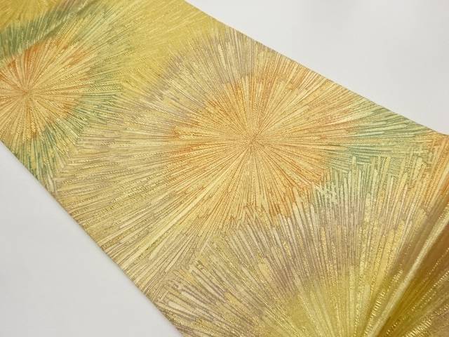 変わり花火模様織出し袋帯【中古】【着】【袋帯】