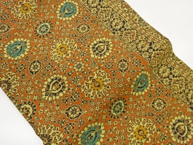 更紗模様織出し名古屋帯【中古】【着】【名古屋帯】｜Kimono-Shinei　２号店