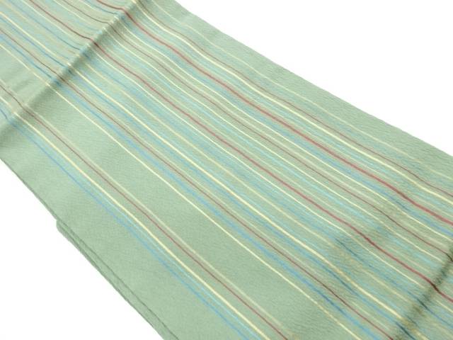 ふくれ織縦縞模様織出し名古屋帯【中古】【着】【名古屋帯】｜Kimono-Shinei　２号店