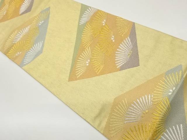 若松模様織出し袋帯【中古】【着】【袋帯】