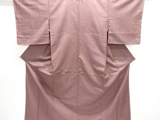 未使用品　亀甲絣織り出し手織り紬着物【着】【紬・お召し】
