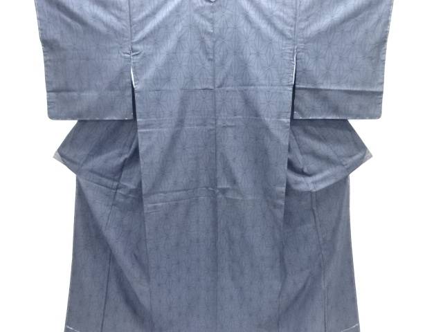 未使用品 仕立て上がり 麻の葉織り出し本場泥大島紬着物(5マルキ)【着】【紬・お召し】|Kimono-Shinei 2号店
