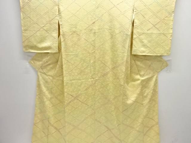絞り襷模様小紋着物【中古】【着】【小紋】