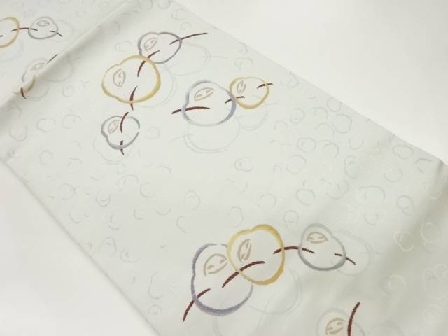 変わり達磨模様織出し名古屋帯【中古】【着】【名古屋帯】