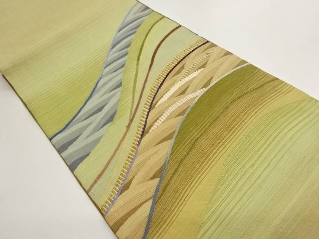 変わり横段模様織出しリバーシブル洒落袋帯【中古】【着】【袋帯】｜Kimono-Shinei　２号店