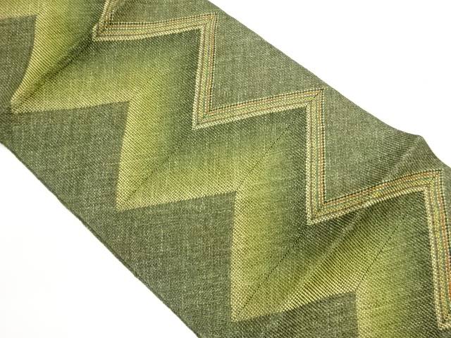 組織金通し斜線模様織出し名古屋帯【中古】【着】【名古屋帯】|Kimono-Shinei 2号店