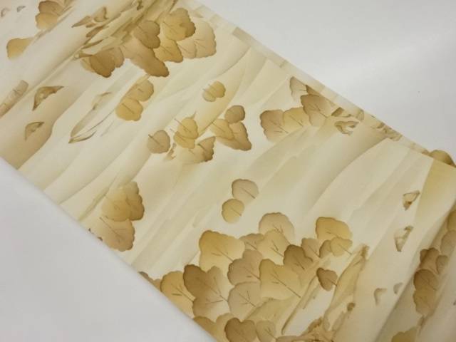 木々模様名古屋帯【中古】【着】【名古屋帯】