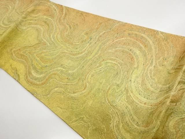 抽象曲線模様織出し袋帯【中古】【着】【袋帯】｜Kimono-Shinei　２号店