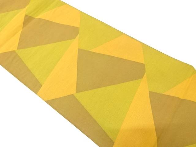 幾何学模様織り出し　全通袋帯【中古】【着】【袋帯】 4,320円