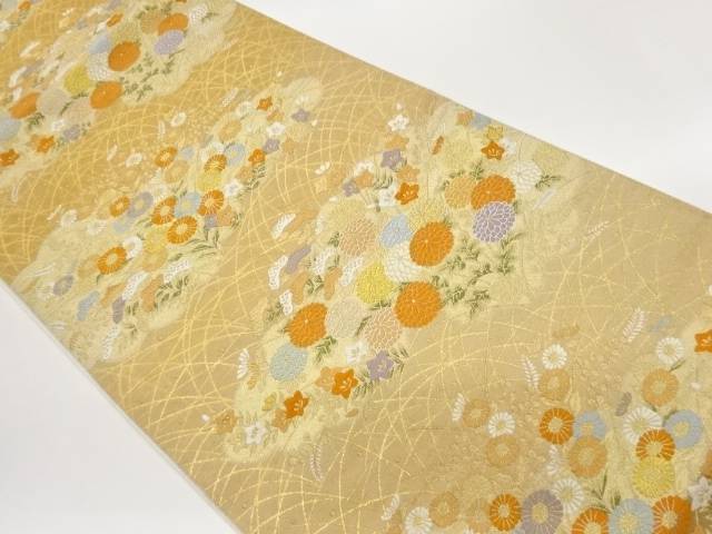 服部織物製 秋草模様織出し袋帯【中古】【着】【袋帯】|Kimono-Shinei 2号店