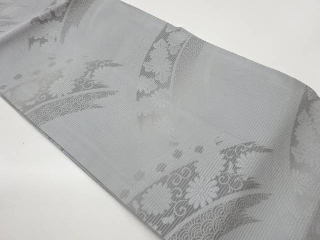 絽綴れ子持ち亀甲に抽象模様織出し名古屋帯【中古】【着】【名古屋帯】｜Kimono-Shinei　２号店