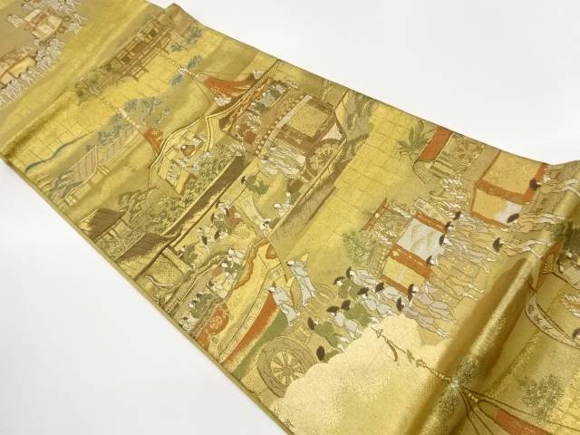 祇園祭風景模様織出し袋帯【中古】【着】【袋帯】|Kimono-Shinei 2号店