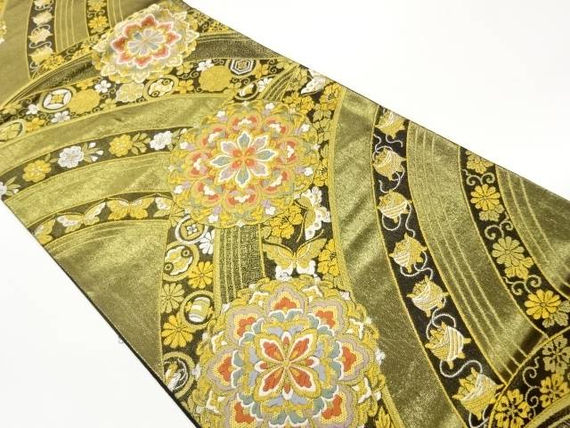 波涛宝飾華文織出し袋帯【中古】【着】【袋帯】｜Kimono-Shinei　２号店