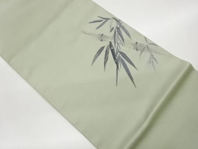 竹模様織出し袋帯【中古】【着】【袋帯】